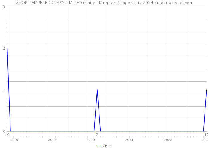 VIZOR TEMPERED GLASS LIMITED (United Kingdom) Page visits 2024 