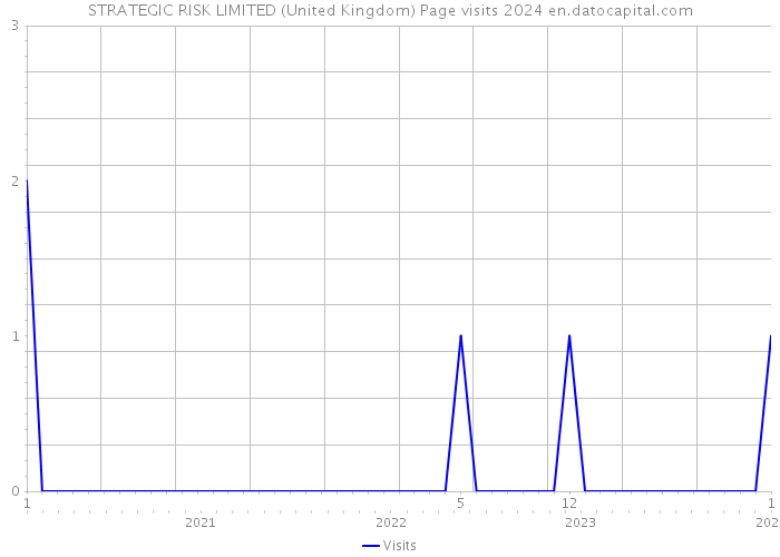 STRATEGIC RISK LIMITED (United Kingdom) Page visits 2024 