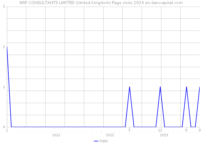 WSP CONSULTANTS LIMITED (United Kingdom) Page visits 2024 