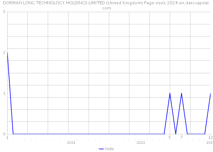 DORMAN LONG TECHNOLOGY HOLDINGS LIMITED (United Kingdom) Page visits 2024 