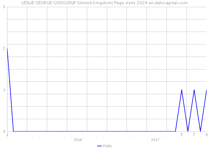 LESLIE GEORGE GONGGRIJP (United Kingdom) Page visits 2024 