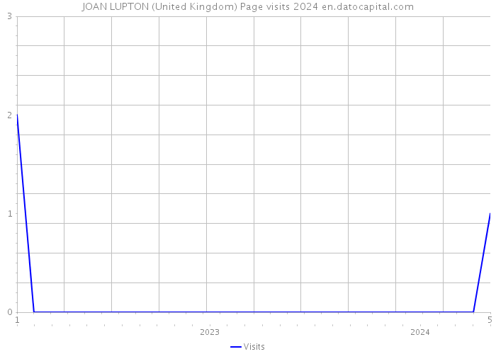 JOAN LUPTON (United Kingdom) Page visits 2024 