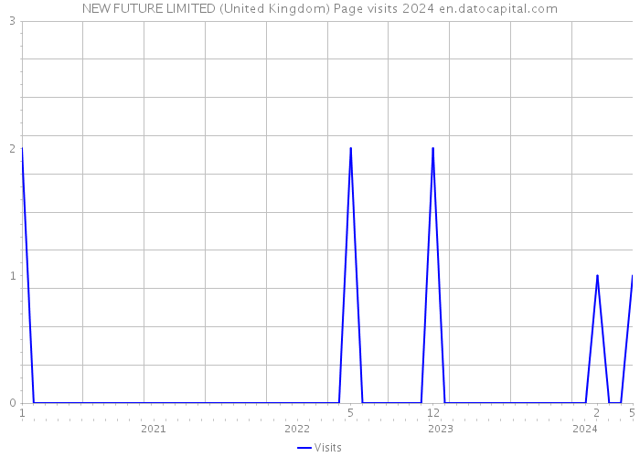 NEW FUTURE LIMITED (United Kingdom) Page visits 2024 