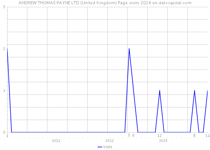 ANDREW THOMAS PAYNE LTD (United Kingdom) Page visits 2024 