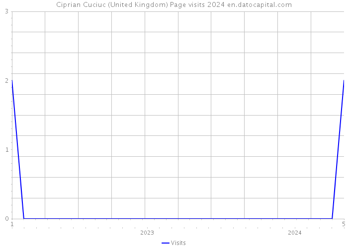 Ciprian Cuciuc (United Kingdom) Page visits 2024 