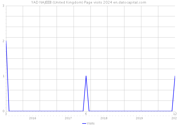YAD NAJEEB (United Kingdom) Page visits 2024 
