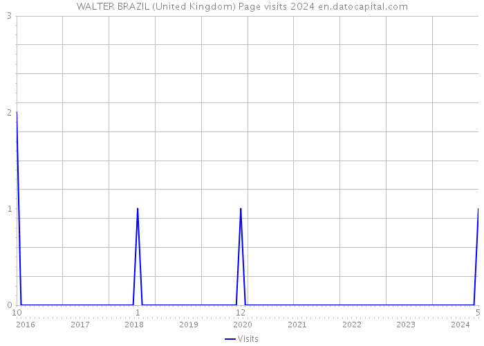 WALTER BRAZIL (United Kingdom) Page visits 2024 