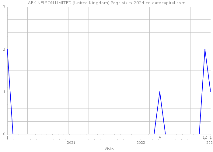 AFK NELSON LIMITED (United Kingdom) Page visits 2024 