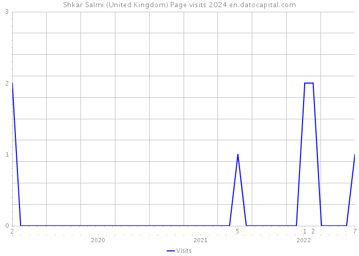 Shkar Salmi (United Kingdom) Page visits 2024 