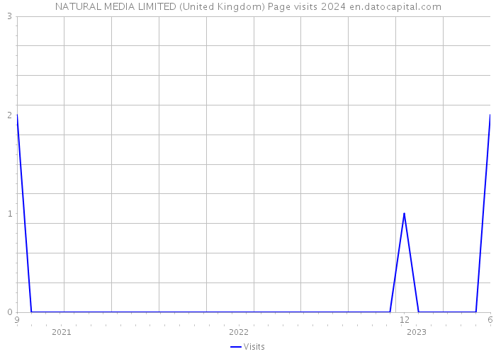 NATURAL MEDIA LIMITED (United Kingdom) Page visits 2024 