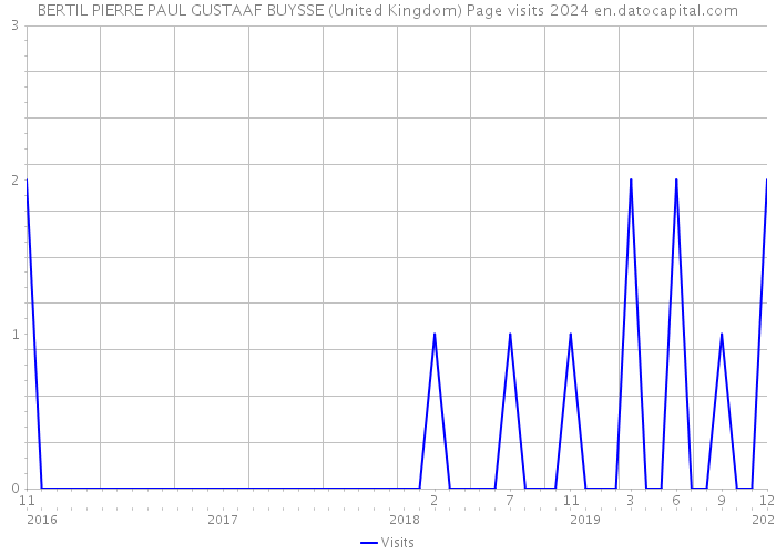 BERTIL PIERRE PAUL GUSTAAF BUYSSE (United Kingdom) Page visits 2024 