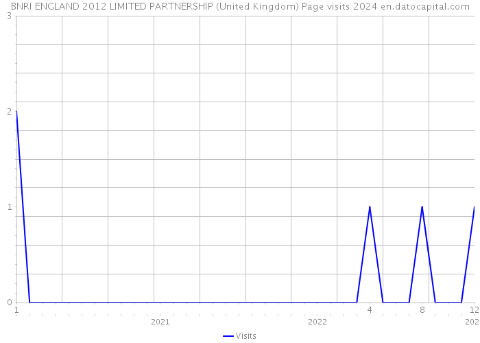 BNRI ENGLAND 2012 LIMITED PARTNERSHIP (United Kingdom) Page visits 2024 