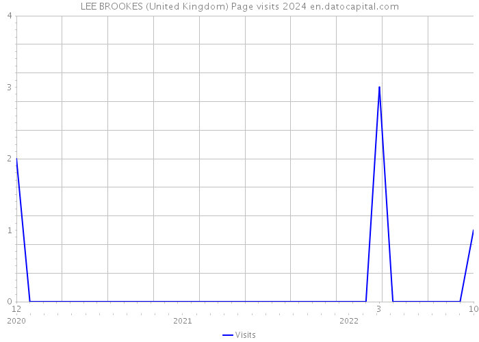 LEE BROOKES (United Kingdom) Page visits 2024 