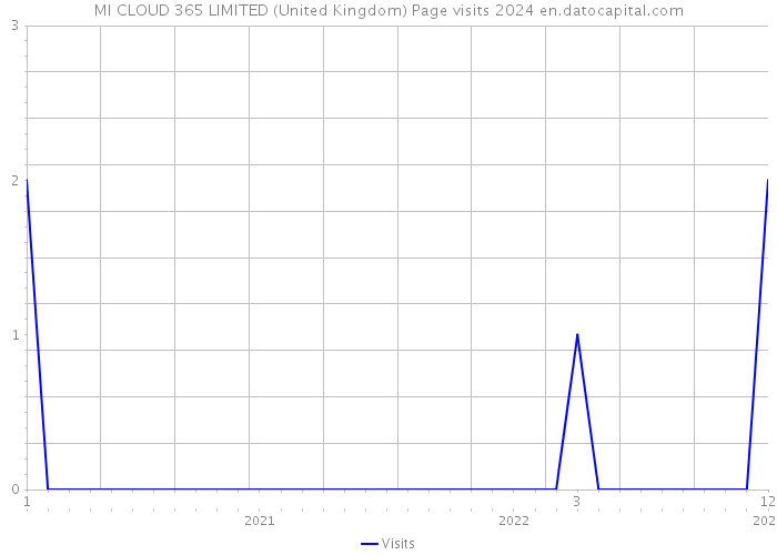 MI CLOUD 365 LIMITED (United Kingdom) Page visits 2024 