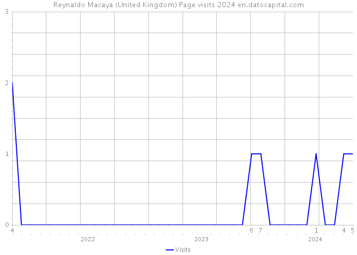 Reynaldo Macaya (United Kingdom) Page visits 2024 