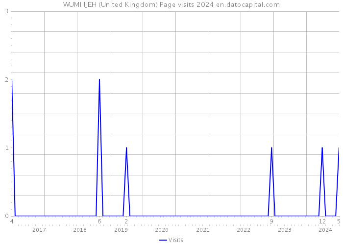 WUMI IJEH (United Kingdom) Page visits 2024 
