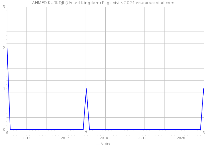 AHMED KURKDJI (United Kingdom) Page visits 2024 