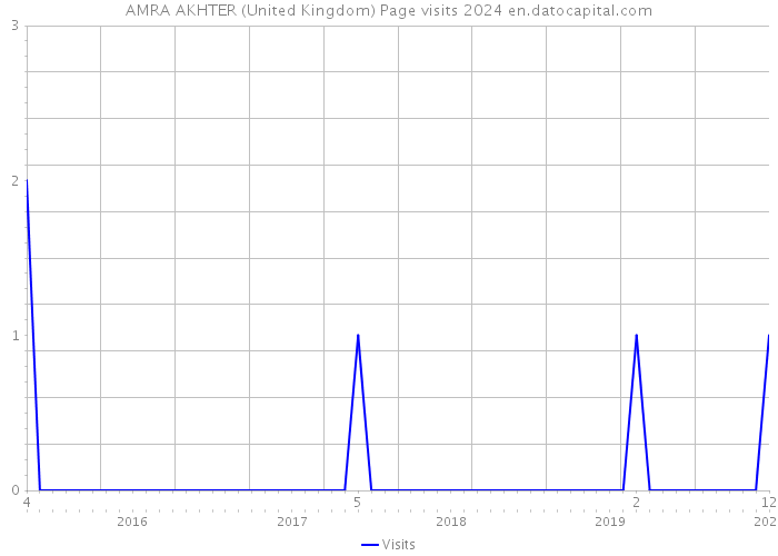 AMRA AKHTER (United Kingdom) Page visits 2024 