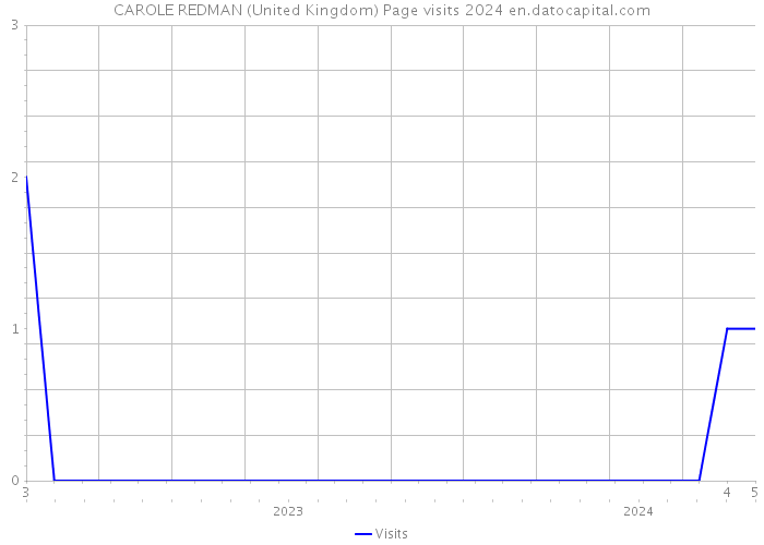 CAROLE REDMAN (United Kingdom) Page visits 2024 