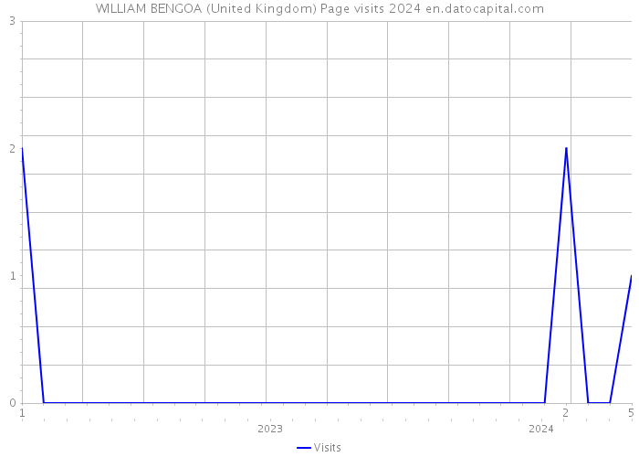WILLIAM BENGOA (United Kingdom) Page visits 2024 
