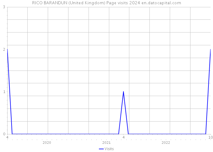 RICO BARANDUN (United Kingdom) Page visits 2024 
