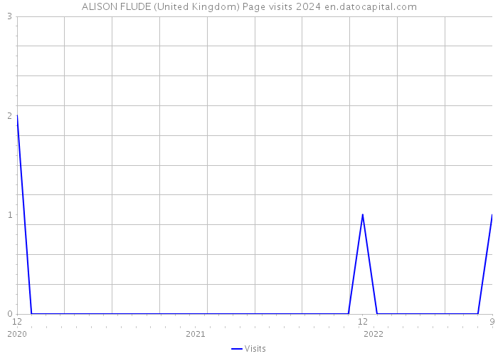 ALISON FLUDE (United Kingdom) Page visits 2024 