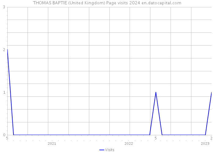 THOMAS BAPTIE (United Kingdom) Page visits 2024 