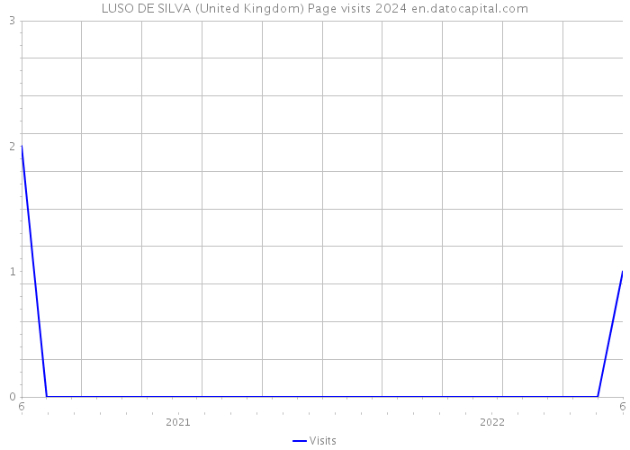 LUSO DE SILVA (United Kingdom) Page visits 2024 