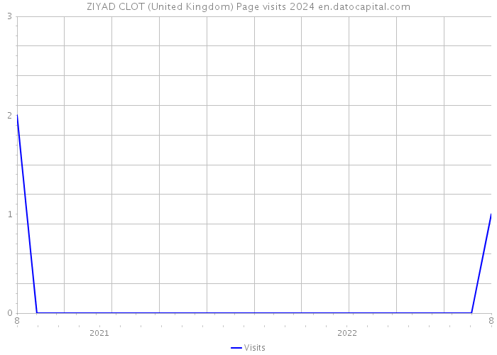 ZIYAD CLOT (United Kingdom) Page visits 2024 