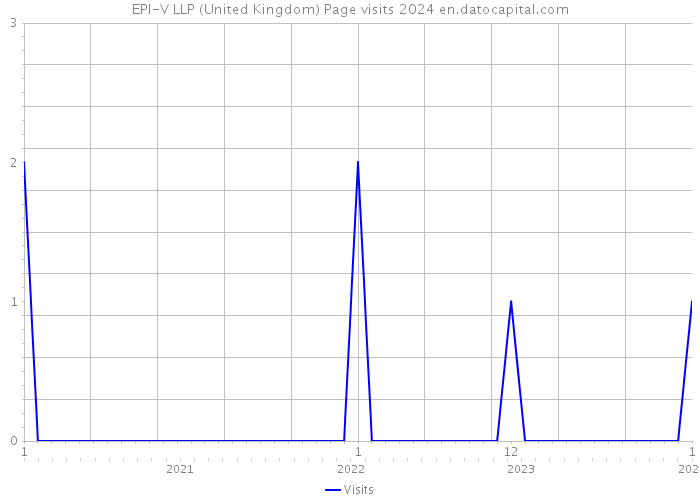 EPI-V LLP (United Kingdom) Page visits 2024 