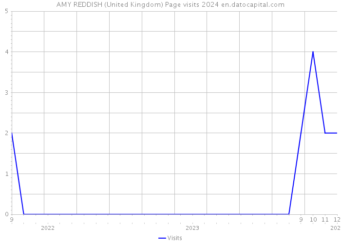 AMY REDDISH (United Kingdom) Page visits 2024 
