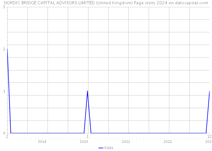 NORDIC BRIDGE CAPITAL ADVISORS LIMITED (United Kingdom) Page visits 2024 