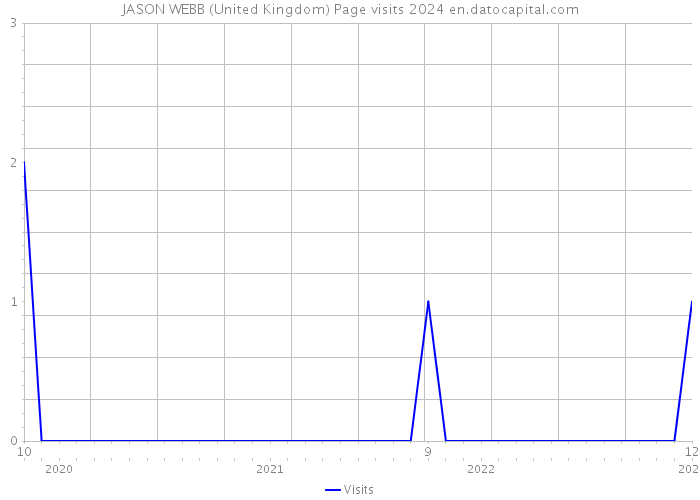 JASON WEBB (United Kingdom) Page visits 2024 