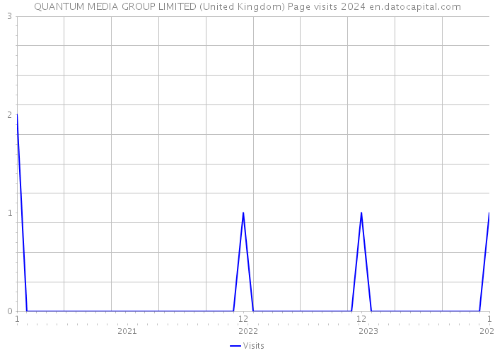 QUANTUM MEDIA GROUP LIMITED (United Kingdom) Page visits 2024 