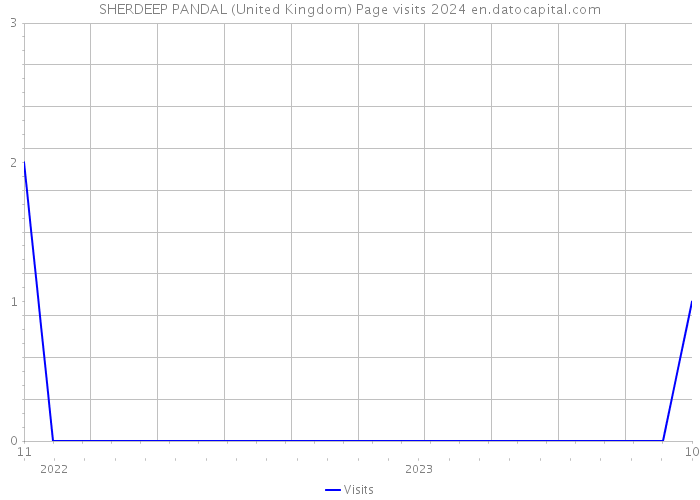 SHERDEEP PANDAL (United Kingdom) Page visits 2024 