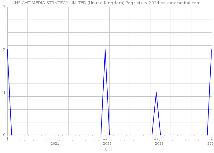 INSIGHT MEDIA STRATEGY LIMITED (United Kingdom) Page visits 2024 