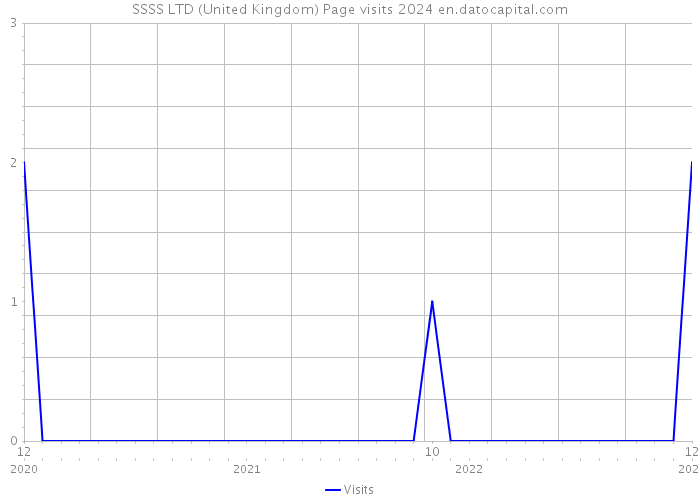 SSSS LTD (United Kingdom) Page visits 2024 
