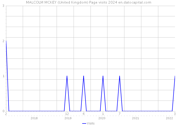 MALCOLM MCKEY (United Kingdom) Page visits 2024 