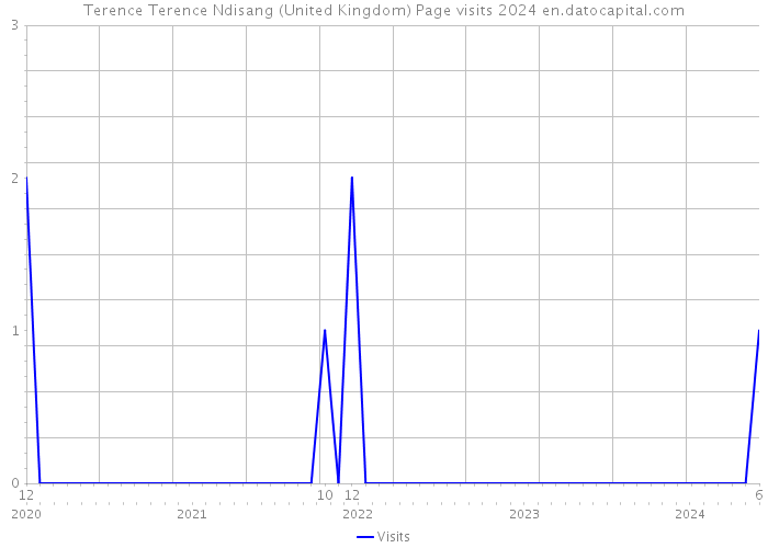 Terence Terence Ndisang (United Kingdom) Page visits 2024 