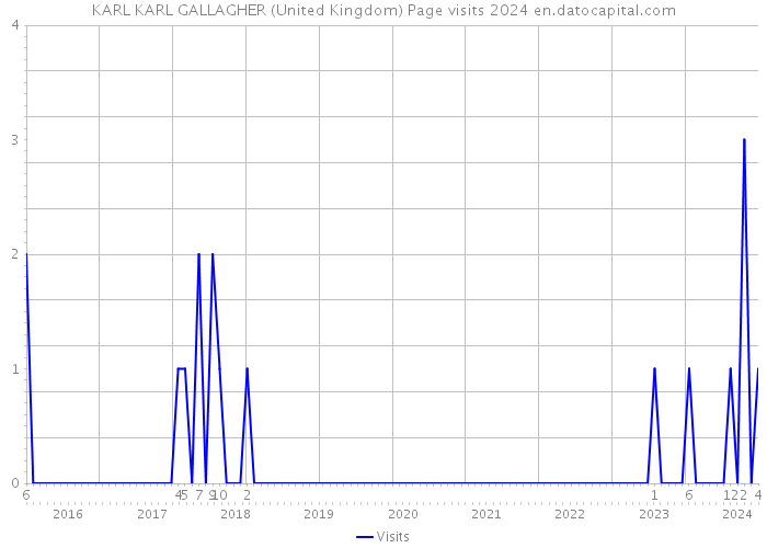 KARL KARL GALLAGHER (United Kingdom) Page visits 2024 