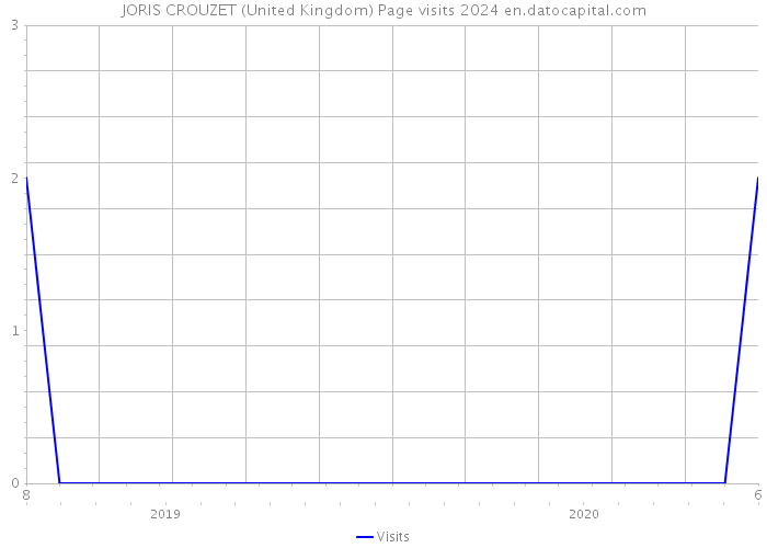 JORIS CROUZET (United Kingdom) Page visits 2024 
