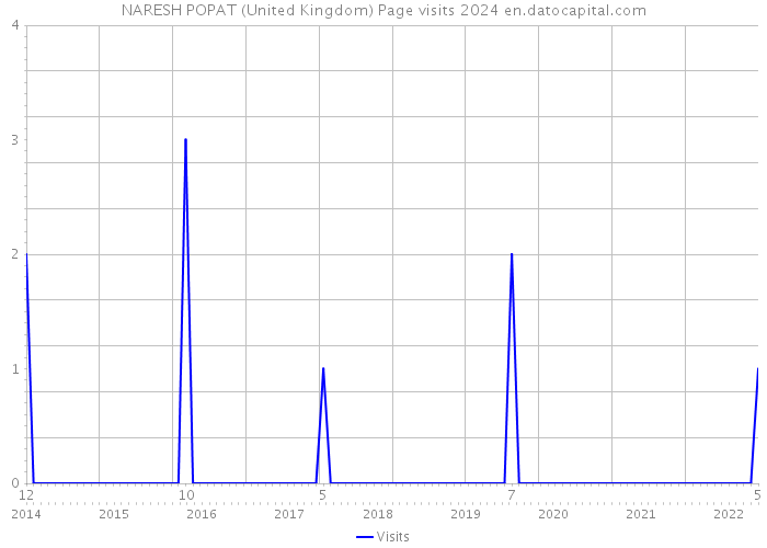 NARESH POPAT (United Kingdom) Page visits 2024 