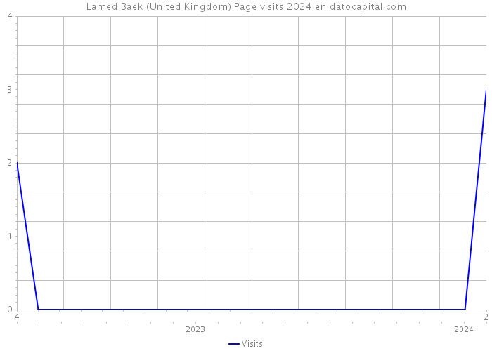 Lamed Baek (United Kingdom) Page visits 2024 