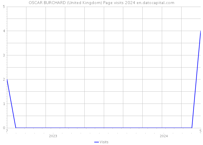 OSCAR BURCHARD (United Kingdom) Page visits 2024 