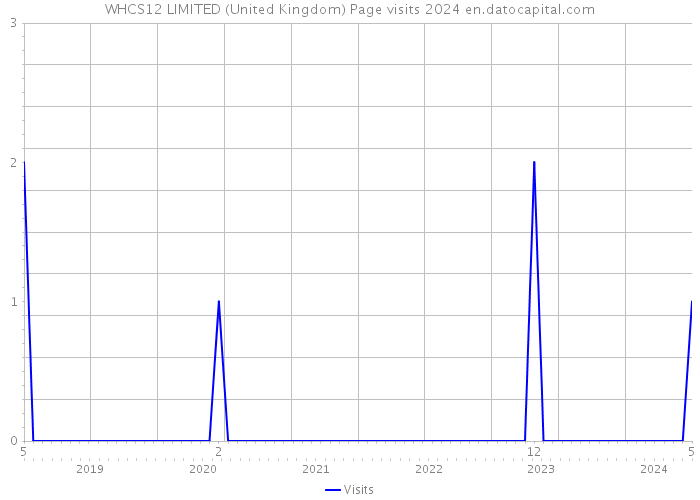 WHCS12 LIMITED (United Kingdom) Page visits 2024 