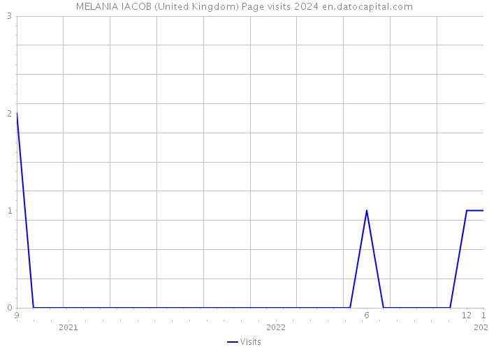 MELANIA IACOB (United Kingdom) Page visits 2024 