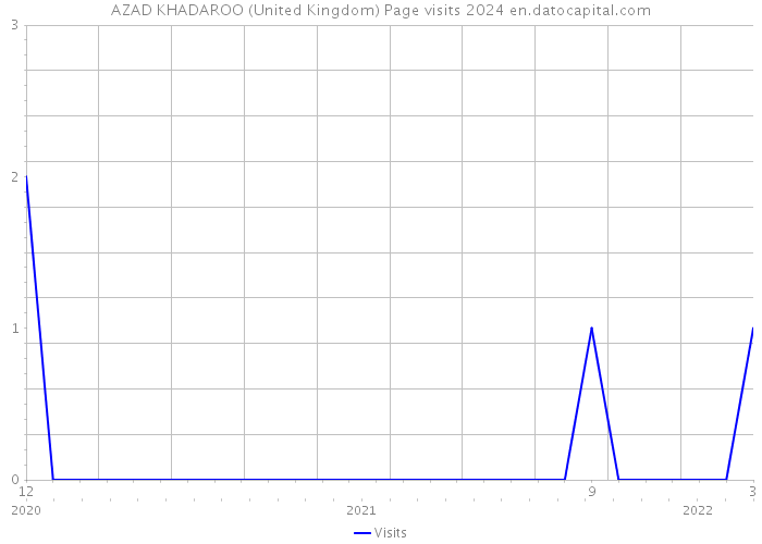 AZAD KHADAROO (United Kingdom) Page visits 2024 
