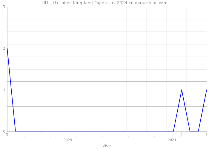 LILI LIU (United Kingdom) Page visits 2024 