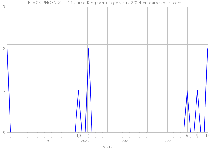 BLACK PHOENIX LTD (United Kingdom) Page visits 2024 