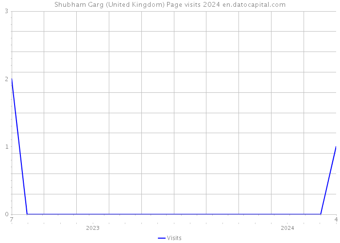 Shubham Garg (United Kingdom) Page visits 2024 